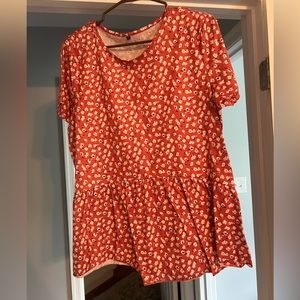 Floral Smock top